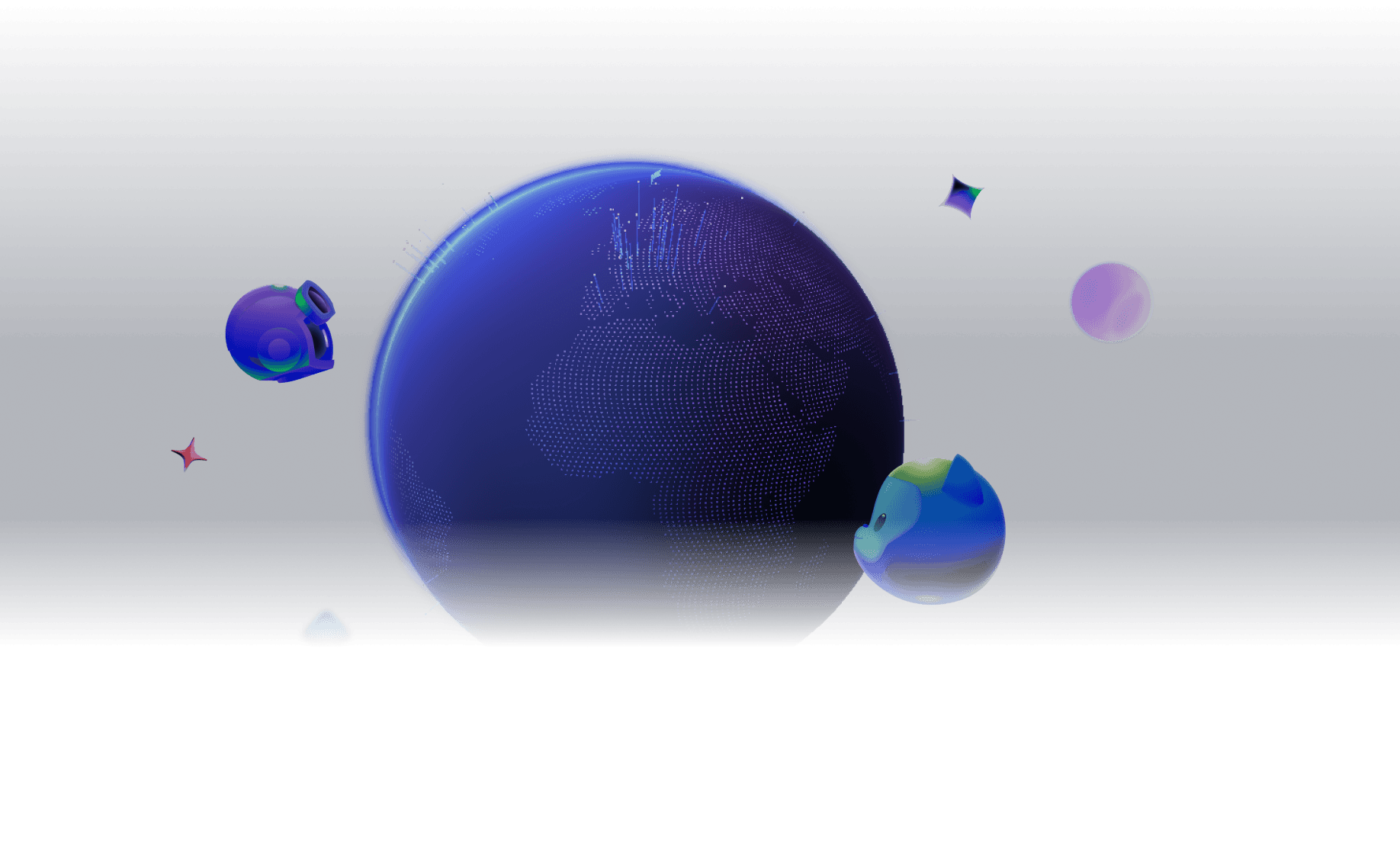 global network globe